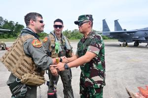 Latihan Cope West 2025, Flight Tempur F-15 USAF Tiba di Pekanbaru